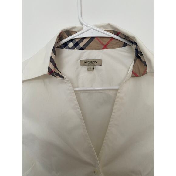Vintage 90’s Fitted Burberry Button Up - Picture 3 of 5
